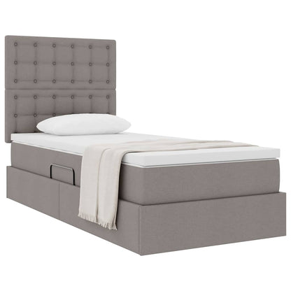 Letto con contenitore e materasso Talpa 90 x 190 cm Tessuto | homemem39