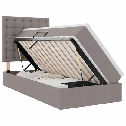 Letto con contenitore e materasso Talpa 100 x 200 cm Tessuto | homemem39