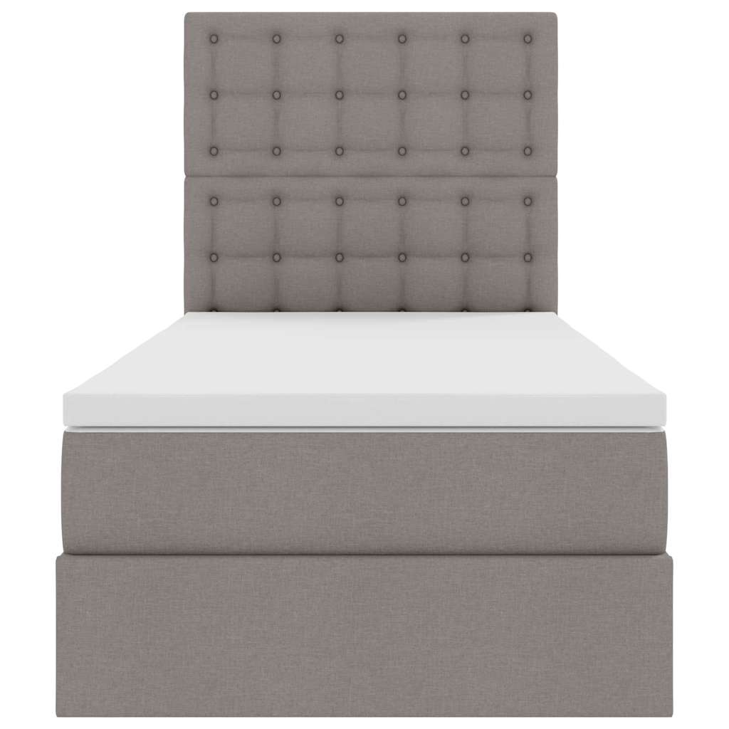 Letto con contenitore e materasso Talpa 100 x 200 cm Tessuto | homemem39
