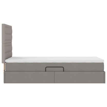 Letto con contenitore e materasso Talpa 100 x 200 cm Tessuto | homemem39