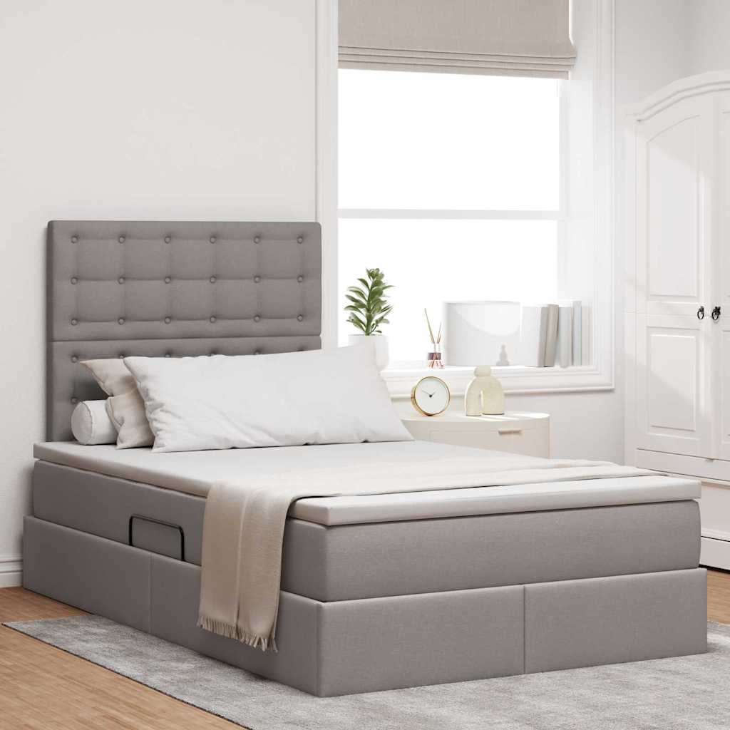 Letto con contenitore e materasso Talpa 120 x 200 cm Tessuto | homemem39