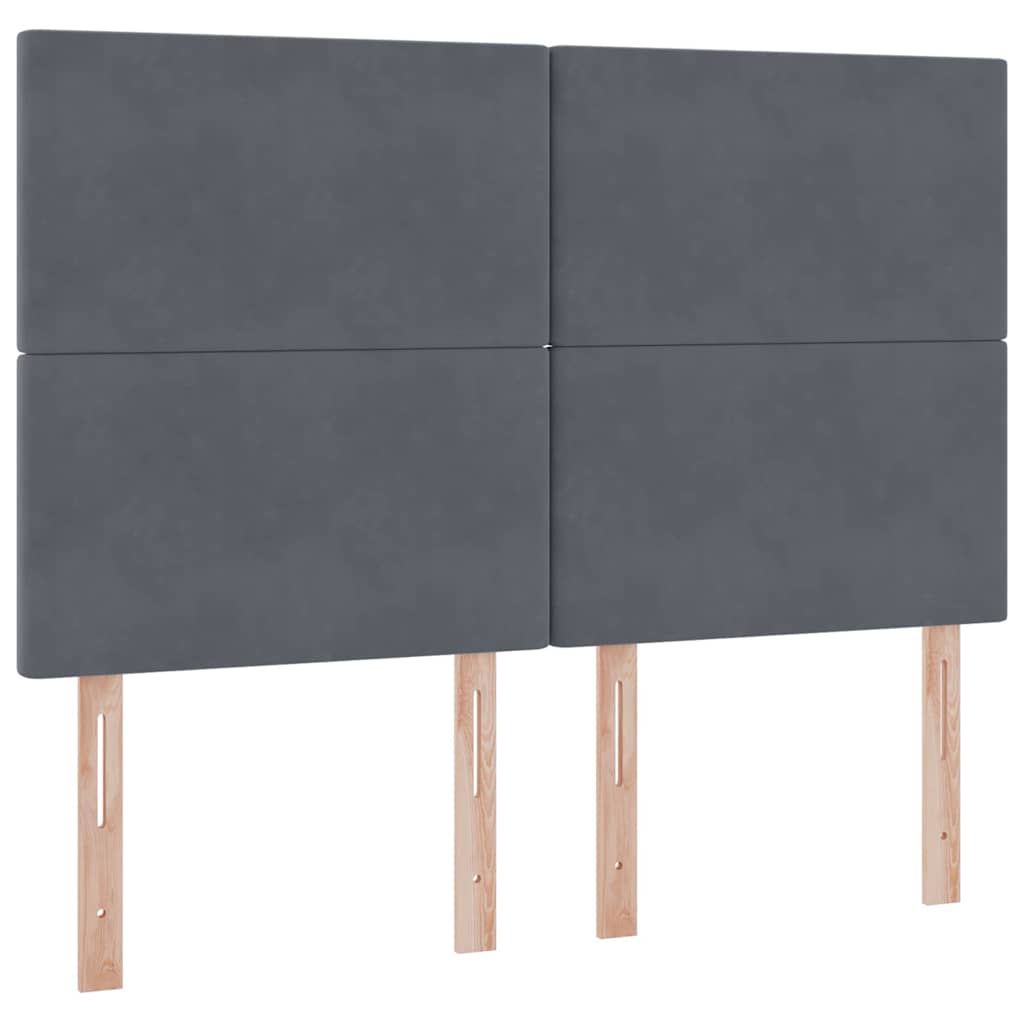 Letto con contenitore e materasso Grigio scuro 140 x 200 cm | homemem39