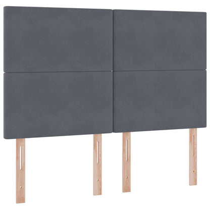 Letto con contenitore e materasso Grigio scuro 140 x 200 cm | homemem39