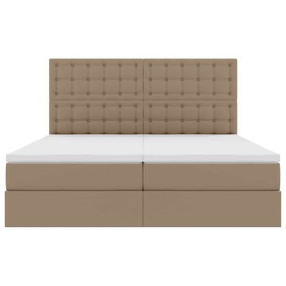 Letto con contenitore e materasso Cappuccino 180 x 200 cm | homemem39