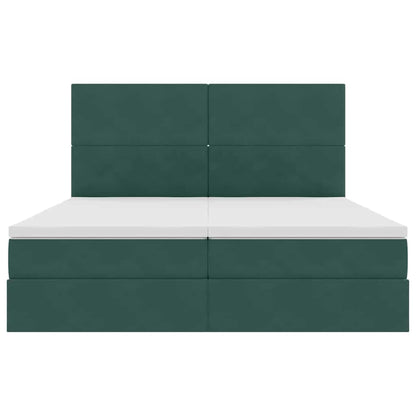 Letto con Contenitore Verde Scuro 180 x 200 cm Velluto | homemem39