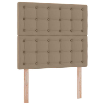 Letto con contenitore e LED Cappuccino 100 x 200 cm | homemem39