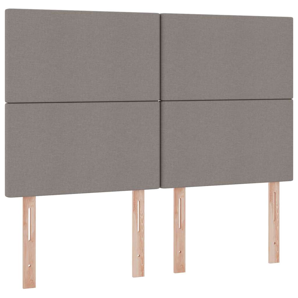 Letto con contenitore LED e materasso Tortora 140 x 200 cm | homemem39