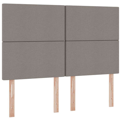Letto con contenitore LED e materasso Tortora 140 x 200 cm | homemem39