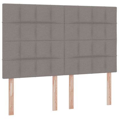 Letto con contenitore LED e materasso Tortora 140 x 200 cm | homemem39