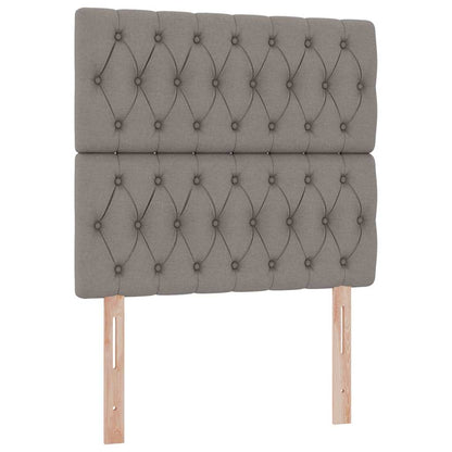 Letto con contenitore LED e materasso Tortora 90 x 200 cm | homemem39