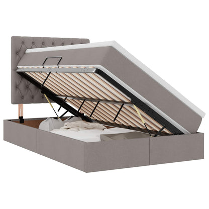 Letto con contenitore e LED Talpa 120 x 200 cm Poliestere