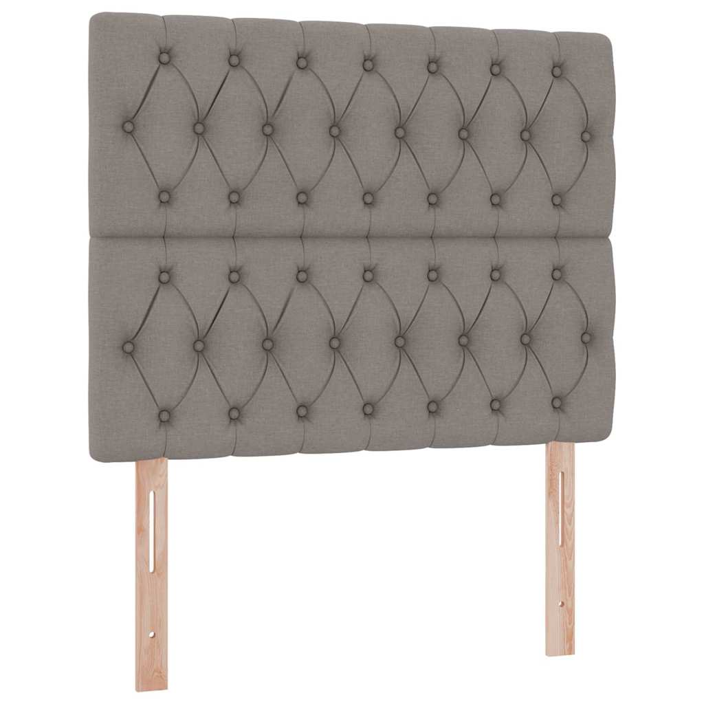 Letto con contenitore LED e materasso Tortora 120 x 200 cm | homemem39