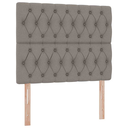 Letto con contenitore LED e materasso Tortora 120 x 200 cm | homemem39