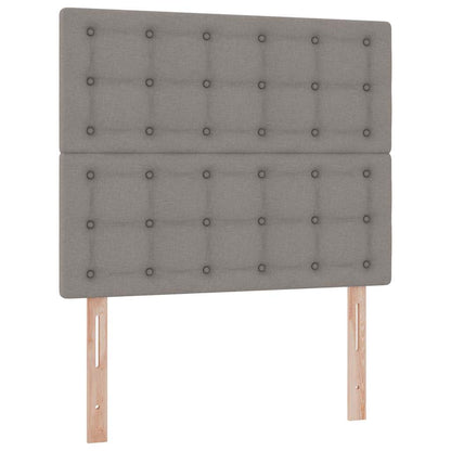 Letto con contenitore LED e materasso Tortora 120 x 190 cm | homemem39
