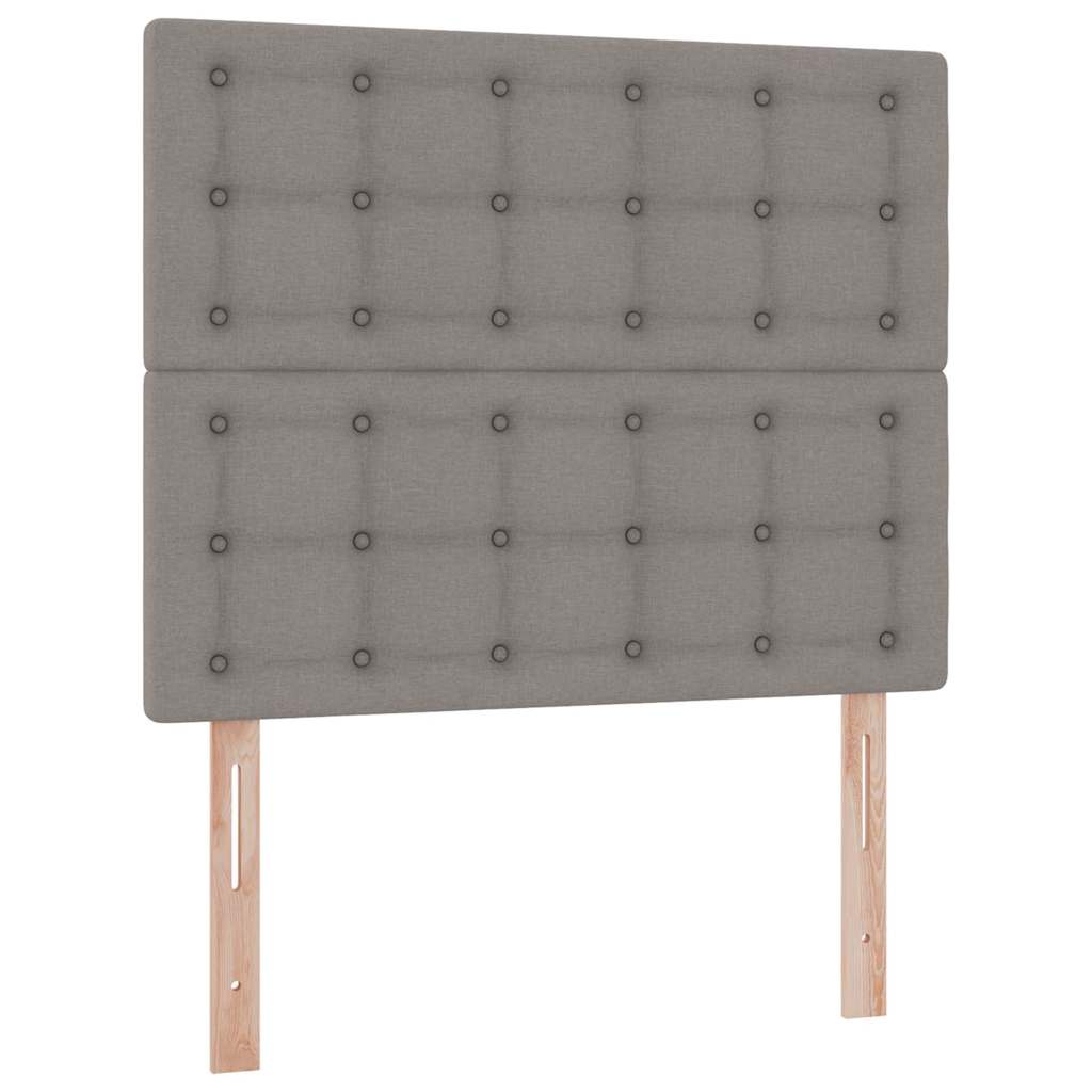 Letto con contenitore LED e materasso Tortora 120 x 200 cm | homemem39