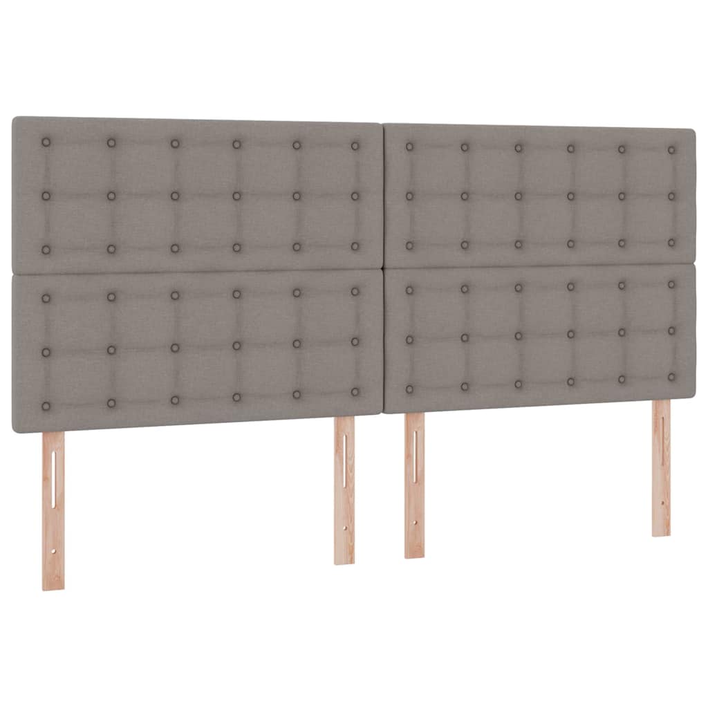 Letto con contenitore LED e materasso Tortora 200 x 200 cm | homemem39