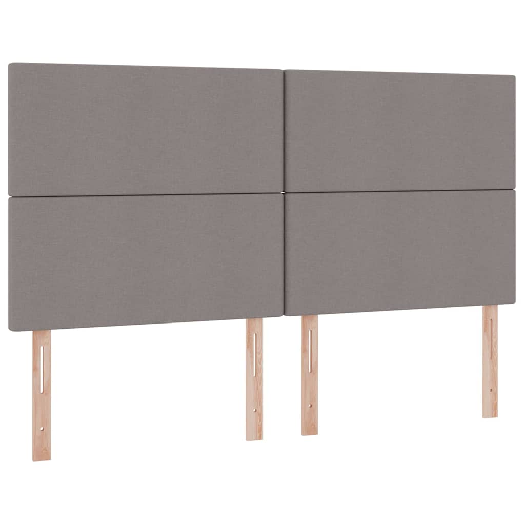 Letto con contenitore LED e materasso Tortora 200 x 200 cm