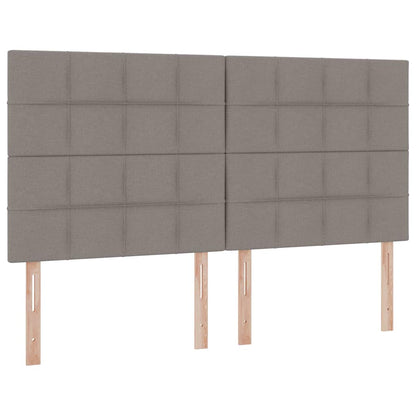 Letto con contenitore LED e materasso Tortora 200 x 200 cm