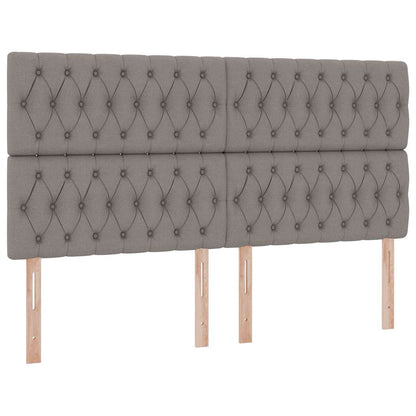 Letto con contenitore LED e materasso Tortora 200 x 200 cm