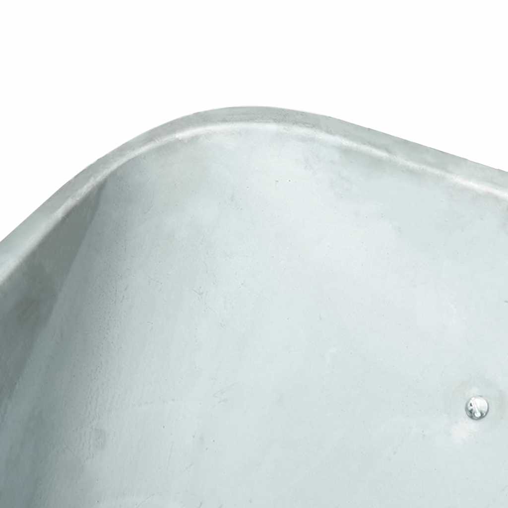 Carriole Argento e Nero 141 x 60 x 57 cm Acciaio | homemem39