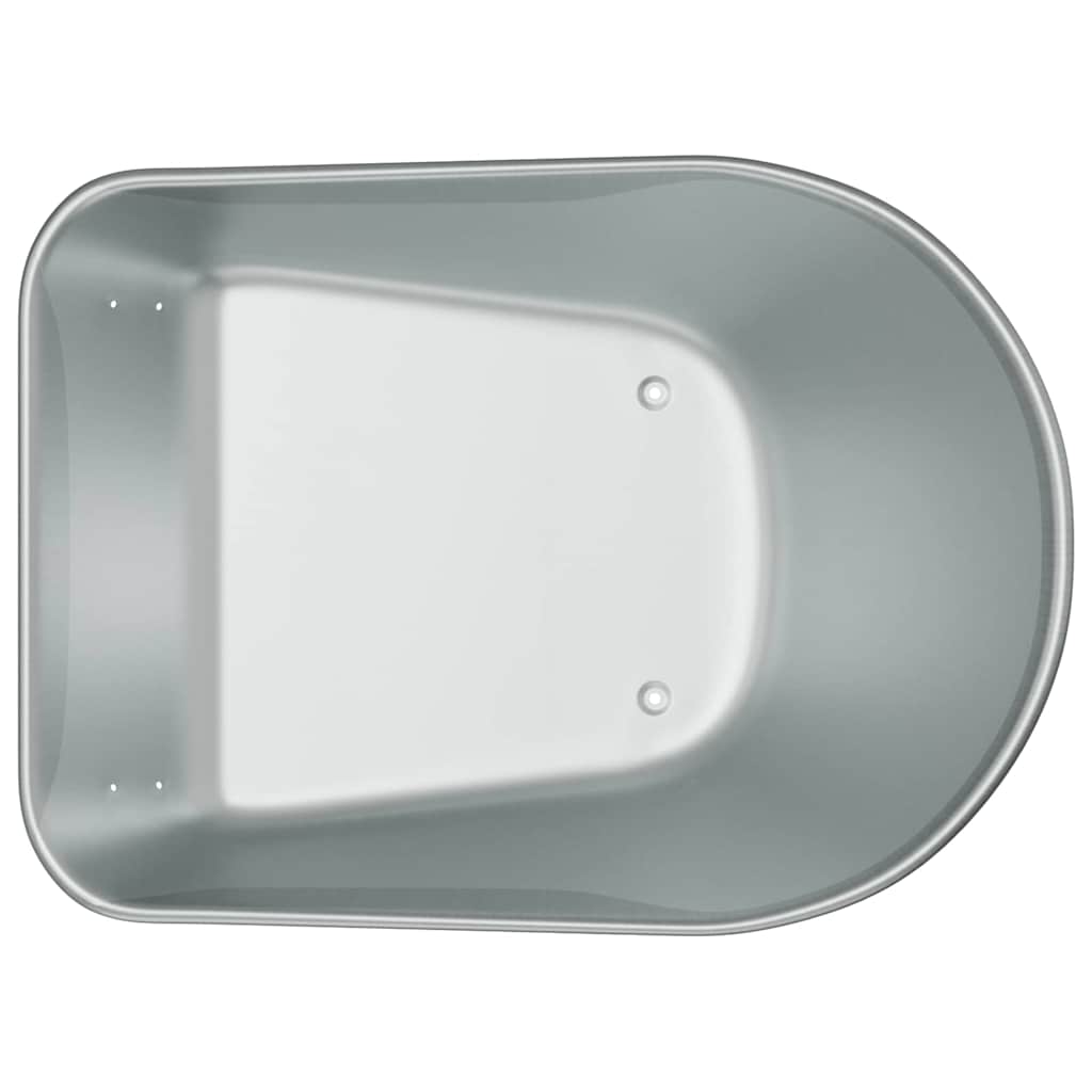 Sostituzione Vassoio Carriola Argento 90 x 63 x 28 cm Acciaio | homemem39