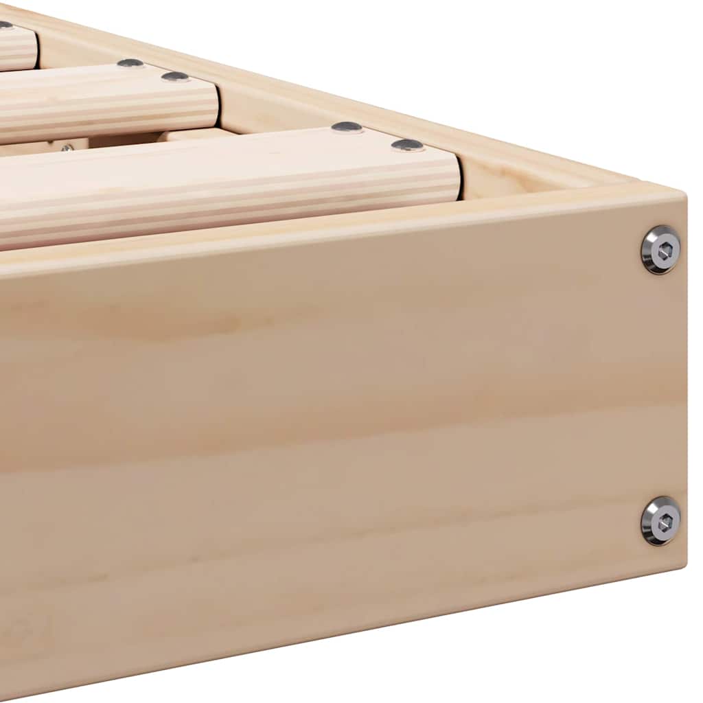 Struttura letto a terra Naturale 213,5 x 184 x 9 cm | homemem39