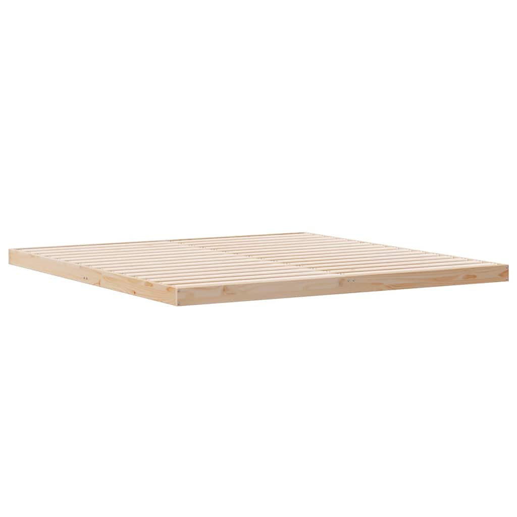 Struttura letto a terra Naturale 213,5 x 204 x 9 cm | homemem39