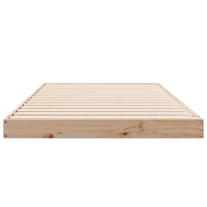 Struttura letto a terra Naturale 80 x 220 cm Pino massello | homemem39