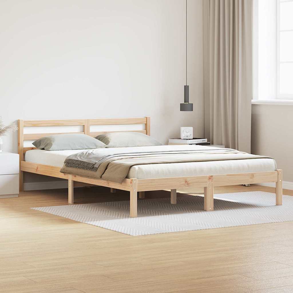Struttura del letto Marrone 215,5 x 145,5 x 69,5 cm | homemem39
