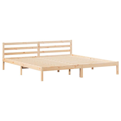 Struttura del letto Marrone 215,5 x 185,5 x 69,5 cm | homemem39