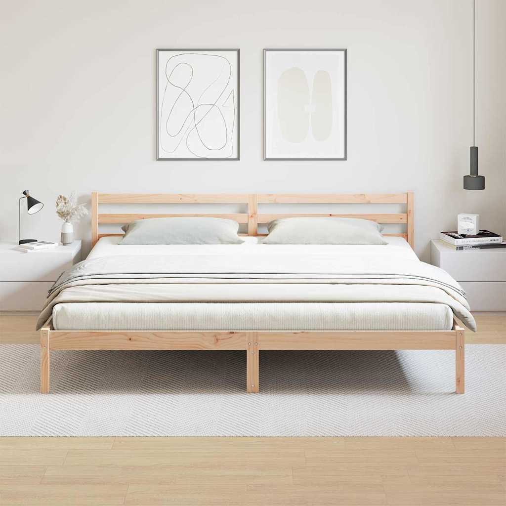 Struttura del letto Marrone 215,5 x 205,5 x 69,5 cm | homemem39