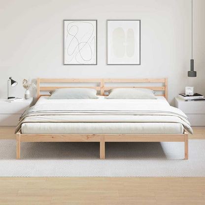 Struttura del letto Marrone 215,5 x 205,5 x 69,5 cm | homemem39