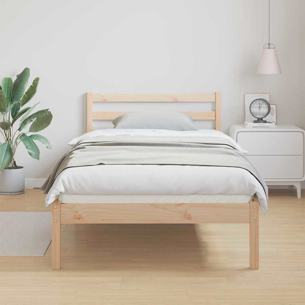 Struttura del letto con testiera Marrone 225,5 x 85,5 x 69,5 cm | homemem39