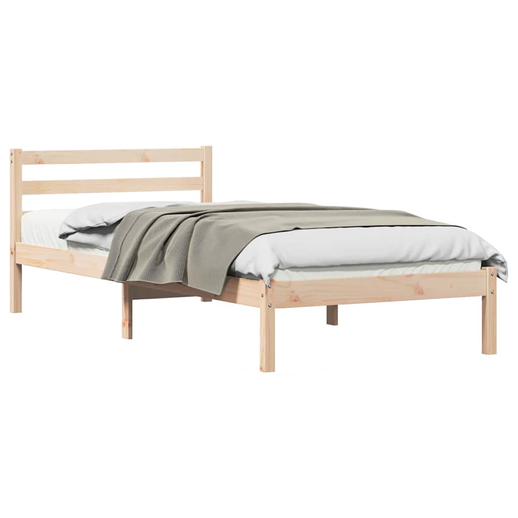 Struttura del letto con testiera Marrone 225,5 x 85,5 x 69,5 cm | homemem39