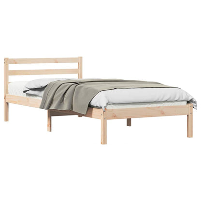Struttura del letto con testiera Marrone 225,5 x 85,5 x 69,5 cm | homemem39