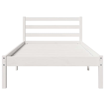 Struttura del letto con testiera Bianco 225,5 x 85,5 x 69,5 cm | homemem39