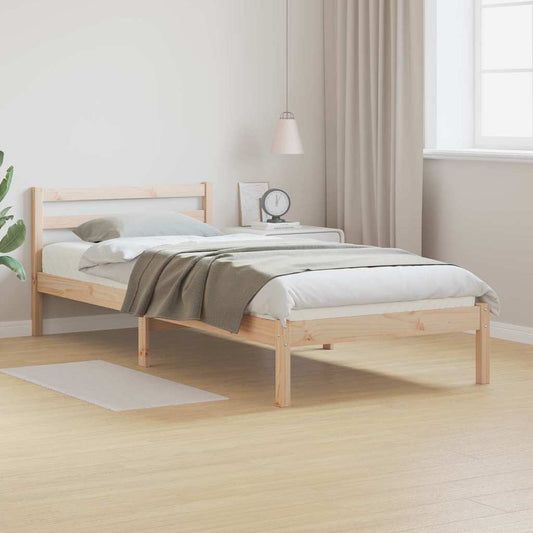 Struttura del letto con testiera Marrone 225,5 x 95,5 x 69,5 cm | homemem39