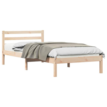 Struttura del letto con testiera Marrone 225,5 x 95,5 x 69,5 cm | homemem39