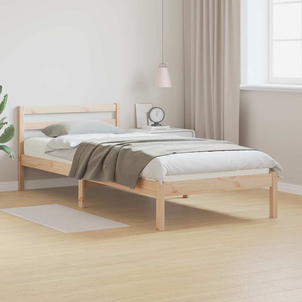 Struttura del letto Marrone 225,5 x 105,5 x 69,5 cm | homemem39