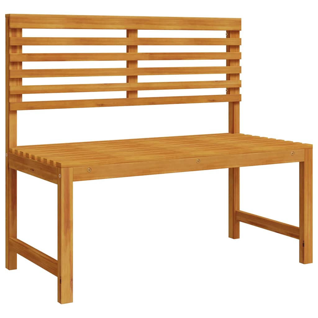 Set Panchina da Giardino 3 pcs Marrone Legno di Acacia Massello | homemem39