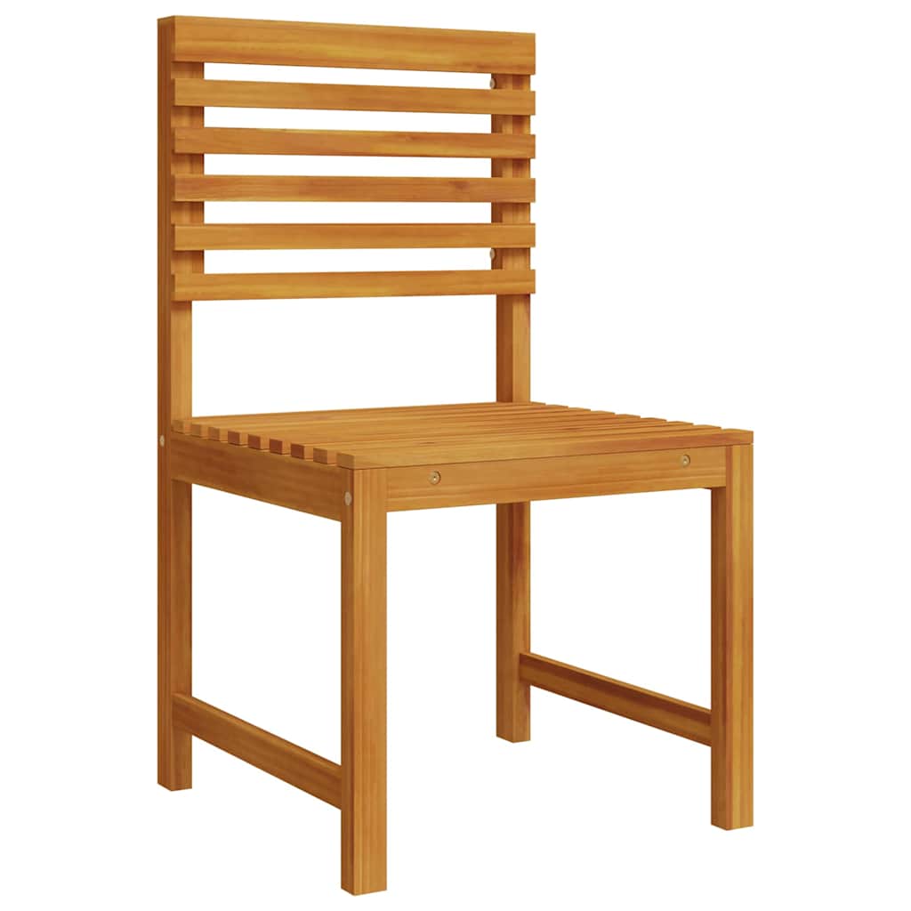 Set Bistro da Giardino 6 pcs Marrone Legno di Acacia Massello