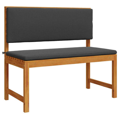 Set Bistro da Giardino 4 pcs Marrone Legno di Acacia Massello