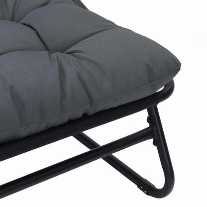 Arredamento da Giardino 2 pz Nero Acciaio verniciato a polvere | homemem39