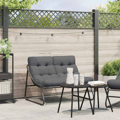 Arredamento da Giardino con cuscino Nero 110 x 81 x 71 cm | homemem39
