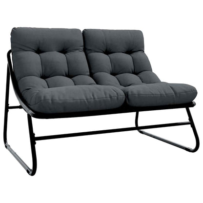 Arredamento da Giardino con cuscino Nero 110 x 81 x 71 cm | homemem39