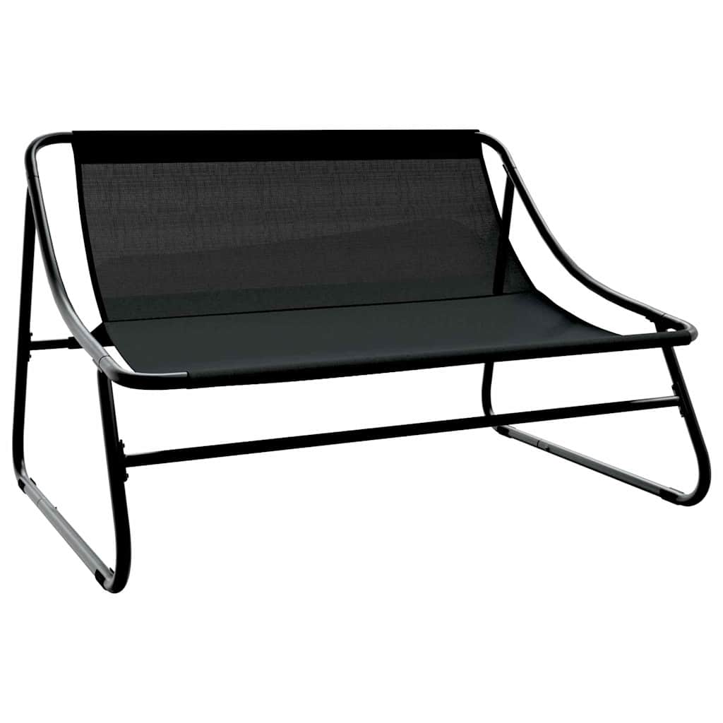 Arredamento da Giardino con cuscino Nero 110 x 81 x 71 cm | homemem39
