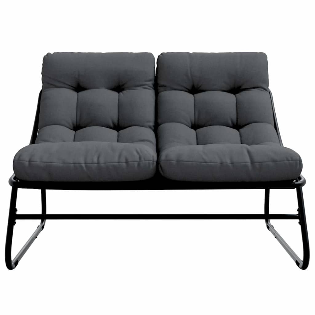 Arredamento da Giardino con cuscino Nero 110 x 81 x 71 cm | homemem39