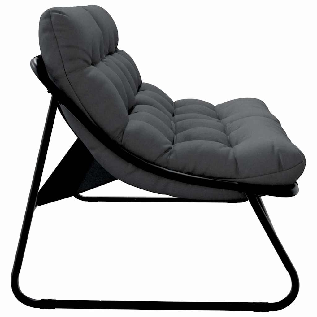 Arredamento da Giardino con cuscino Nero 110 x 81 x 71 cm