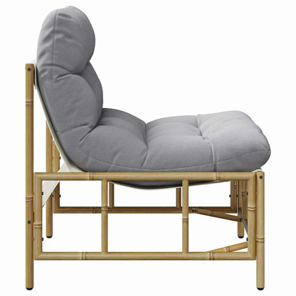 Sedia da Giardino 2 pcs Grigio chiaro 75 x 75 x 71 cm Acciaio - homemem39