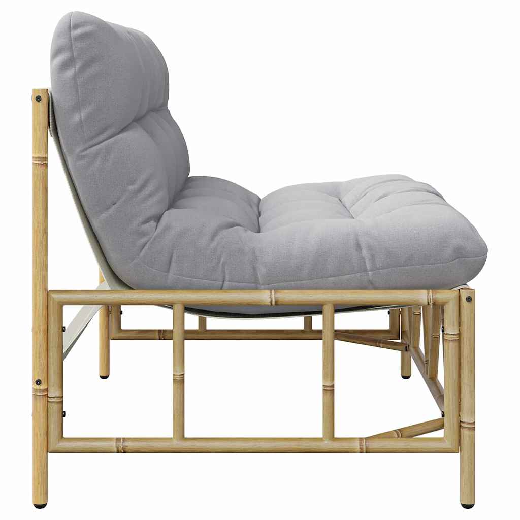 Panchina da giardino Grigio chiaro 110 x 75 x 71 cm Acciaio - homemem39